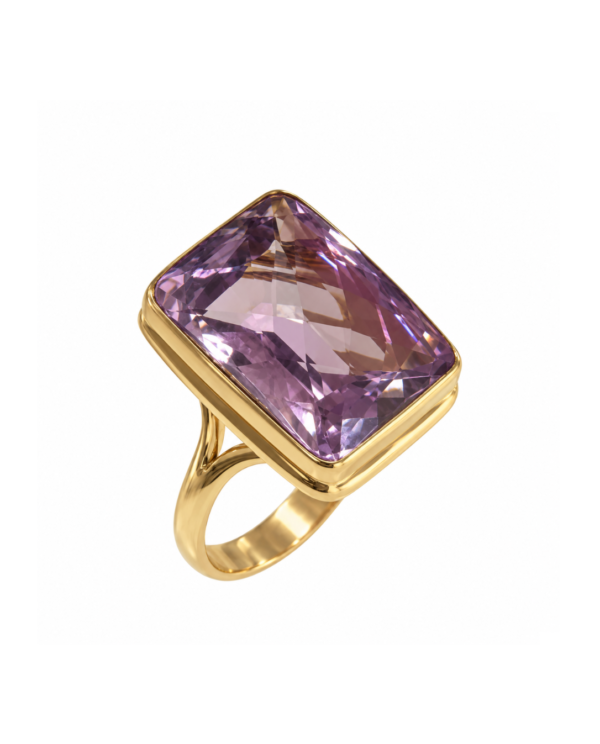 Ametrine Octagon Ring in 14k Gold