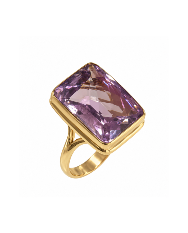 Ametrine Octagon Ring in 14k Gold
