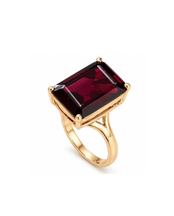 Garnet Ring in 14k Gold