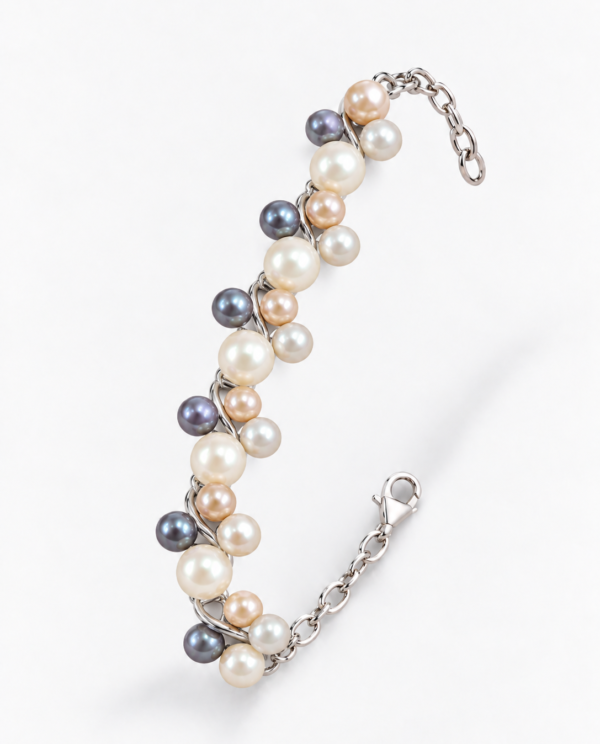 Multi-Pearl Cluster Bracelet