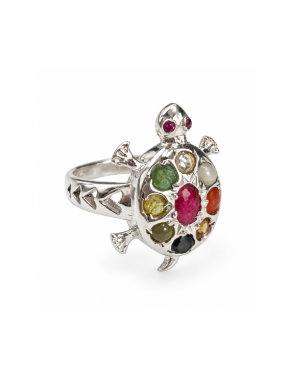 Multi-Stone Turtle Ring