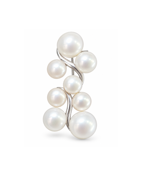 Pearl Cluster Brooch