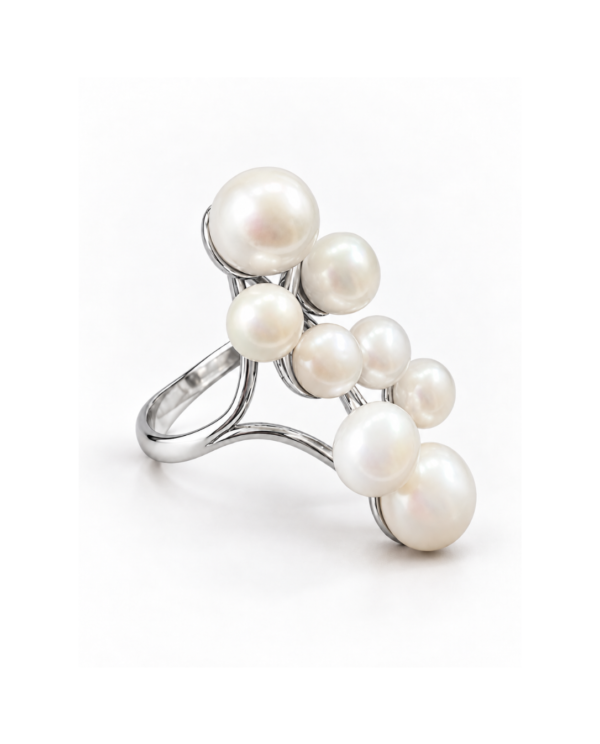 Pearl Cluster Ring